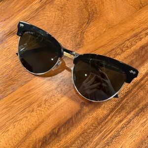 Gucci Black and Gold Sunglasses GG0058S 001
